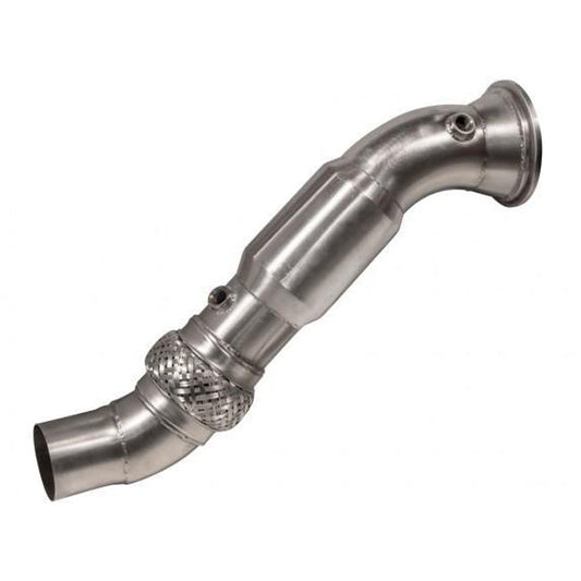 BMW 5 Series 540i B58 G30/G31 Turbo Downpipe | High-Flow Catted Sports Cat or Catless Decat Front Pipe | 3.5in 88.9mm Stainless Performance Exhaust | Primary/Pre-Cat Replacement | Stage 2 | Cobra Sport
