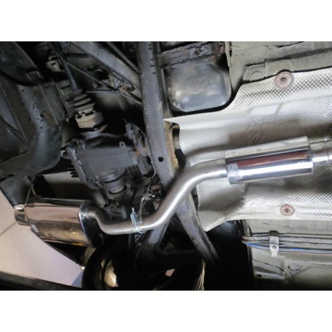 BMW Z3 1.9i M44 (M44B19) Cat-Back/Catback Performance Sports Exhaust by Cobra Sport - E36/7 Roadster Back Box & Centre Section, 57mm (2.25in) Pipework, TP67 120x80 Oval Tip, Bolt-On Upgrade