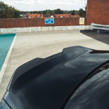 BMW G87 M2 / G42 2 Series Carbon Fibre Boot Lip Spoiler – M Performance / MP Style Trunk Lip, Rear Ducktail Spoiler, Pre-Preg Carbon by CT Carbon (2022+)