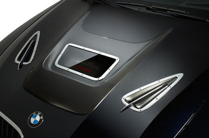 Genuine AC Schnitzer Carbon Fibre Bonnet Louvres (Pair) for BMW X5 E70 2007–2013 – Carbon Fiber Hood Vents, Heat Extractor Air Outlet Grilles – Exterior Styling Upgrade, OEM+ Fitment