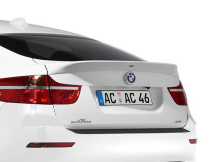 AC Schnitzer Boot/Trunk Tailgate Lip Spoiler for BMW X6 E71 (2008-2014) - Rear Decklid Wing Hatch Lip, Paintable OE-Style, Fitting Kit Included