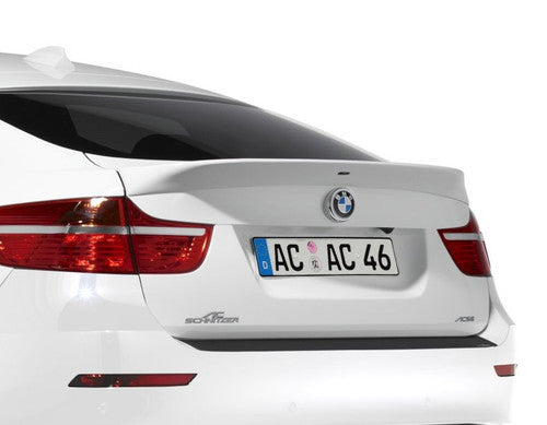 AC Schnitzer Boot/Trunk Tailgate Lip Spoiler for BMW X6 E71 (2008-2014) - Rear Decklid Wing Hatch Lip, Paintable OE-Style, Fitting Kit Included