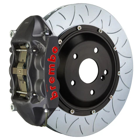 Brembo GT-S Track Front Big Brake Kit for BMW F20 F22 F30 F32 F36 - 6-Piston Calipers, 355x32mm 2-Piece Rotors, Hard Anodised Black - Fits M135i M140i M235i M240i 328i 335i 340i 428i 430i 435i 440i