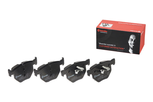 Brembo P 06 033X (P-06-033X) Brake Pad Set for BMW 5 Series E60/E61 & 6 Series E63/E64 (2003-2010) â€“ Teves Calipers, Wear Indicator Ready