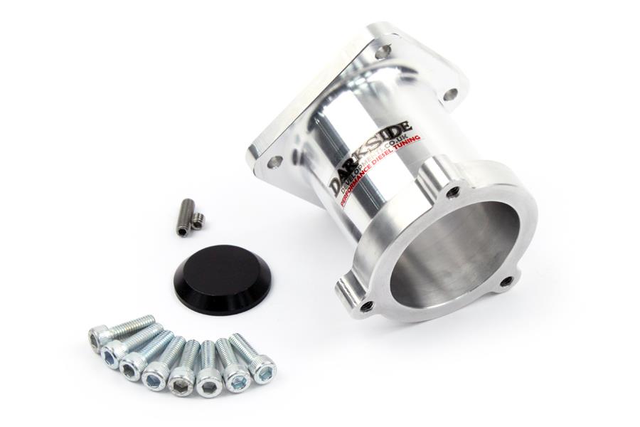 BMW M47 M57N M57N2 EGR Delete / EGR Bypass Race Pipe Kit (ASV/Anti-Shudder Valve Retained) - Billet Intake Elbow with Boost Tap - 2.0d 3.0d Diesel - E46 E60 E90 - 320d 330d 525d 530d - EGR Blanking Plate Option - UK Made - Off-Road/Race Use Only