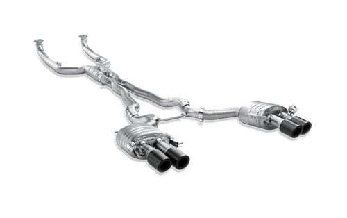 Akrapovic Evolution Line Titanium Valved Cat-Back Exhaust with Carbon Fibre Tips for BMW M6 Gran Coupe (F06) 2013-2017