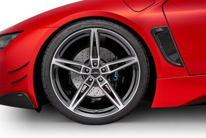 AC Schnitzer Carbon Fibre/Carbon Fiber Front Cooling Ducts/Brake Cooling Kit for BMW i8 (2014-2020) - CFRP Front Bumper Air Inlet/Intake Scoops Vents - Fits Coupe & Roadster - Performance Aero Upgrade