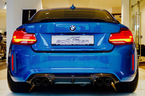 AC Schnitzer Carbon Fibre (Fiber) Boot/Trunk Lip Spoiler for BMW M2 F87 2016-2021 – Genuine Gloss Carbon Rear Decklid Wing | TUV Approved Aero Upgrade