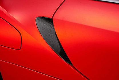 Genuine AC Schnitzer Carbon Fibre Door Handle Recess Covers/Protectors for BMW i8 - Carbon Door Bowl/Handle Cup Surround Trim Inserts Set, Exterior Carbon Upgrade 2014–2020 Coupe & Roadster