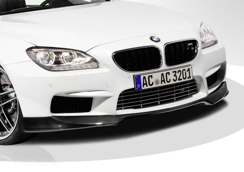 AC Schnitzer Carbon Fibre (Carbon Fiber) Front Lip Splitter Spoiler CFRP for BMW M6 Gran Coupé F06 – Front Bumper Lip, Aero Chin Spoiler, Valance Extension, Gloss Performance ACS Upgrade