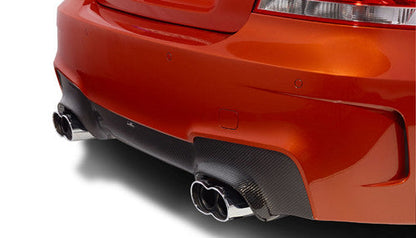 AC Schnitzer Carbon Fibre Rear Diffuser/Rear Lower Valance for BMW 1M E82 1 Series M Coupe - Carbon Fiber Bumper Insert, Twin/Dual Exit Exhaust Surround, Rear Undertray, Rear Bumper Trim - Genuine ACS BMW E82 1M Aero