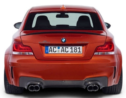 AC Schnitzer Carbon Fibre Rear Diffuser/Rear Lower Valance for BMW 1M E82 1 Series M Coupe - Carbon Fiber Bumper Insert, Twin/Dual Exit Exhaust Surround, Rear Undertray, Rear Bumper Trim - Genuine ACS BMW E82 1M Aero