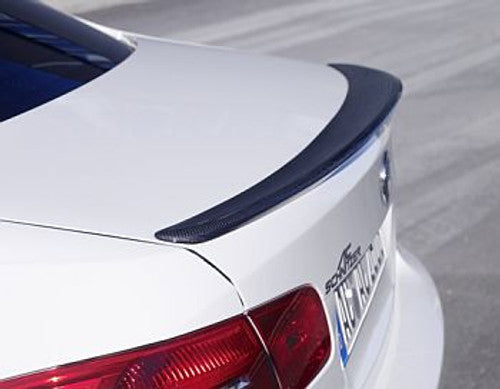 AC Schnitzer (ACS) Carbon Fibre/Fiber Rear Boot Lip Spoiler for BMW E92 3 Series Coupe 2006-2013 | Bootlid/Trunk/Decklid Tail Spoiler | Fits 320i 325i 330i 335i | Gloss Carbon CF