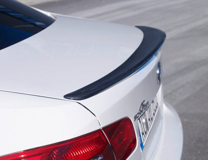 AC Schnitzer Carbon Fibre/Carbon Fiber Rear Boot Lip Spoiler for BMW M3 E92 Coupe (2007-2013) – Trunk Lip Decklid Tail Spoiler Wing | OEM+ Performance Carbon Rear Lip | Fits 2-Door Only