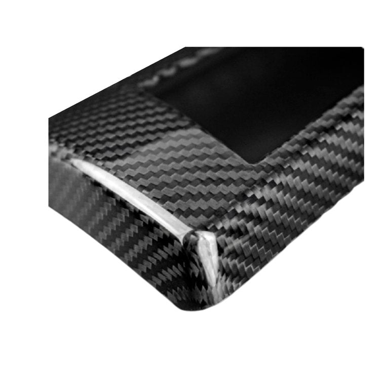 BMW Carbon Fibre Dashboard Trim Overlay | Custom-Fit Dash Fascia Panel Cover | Instrument Panel Skin/Garnish | Real Carbon Fiber Dash Insert | Self-Adhesive | OEM+ Interior Upgrade