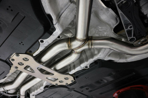 Dinan High-Flow Exhaust Midpipe (Mid Pipe) X-Pipe Resonator Delete Center/Centre Section, 3" T304 Stainless – BMW M3/M4 G80 G82 G83 (G8X)