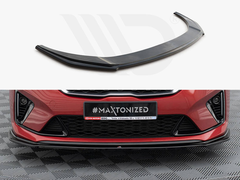 Maxton Design - FRONT SPLITTER V.1 KIA CEED GT / GT-LINE MK3 / PROCEED MK1
