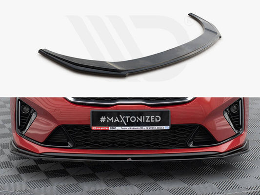 Maxton Design - FRONT SPLITTER V.1 KIA CEED GT / GT-LINE MK3 / PROCEED MK1