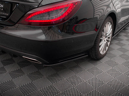 Maxton Design - REAR SIDE SPLITTERS MERCEDES CLS C218 STANDARD (2011-2018)