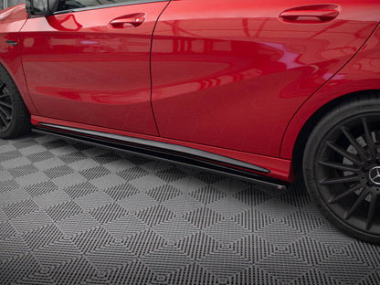 Maxton Design - SIDE SKIRTS DIFFUSERS MERCEDES CLA 45 AMG C117 (FACELIFT) (2017-UP) & A W176 AMG FACELIFT (2015-2018)