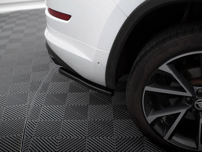 Maxton Design - REAR SIDE SPLITTERS SKODA KODIAQ SPORTLINE *VERSION WITH MUDFLAPS* (2017-2021)