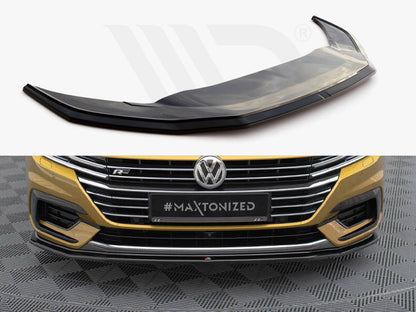 Maxton Design - Front Splitter V.1 Volkswagen Arteon R-Line Sedan / Shooting Brake Mk1