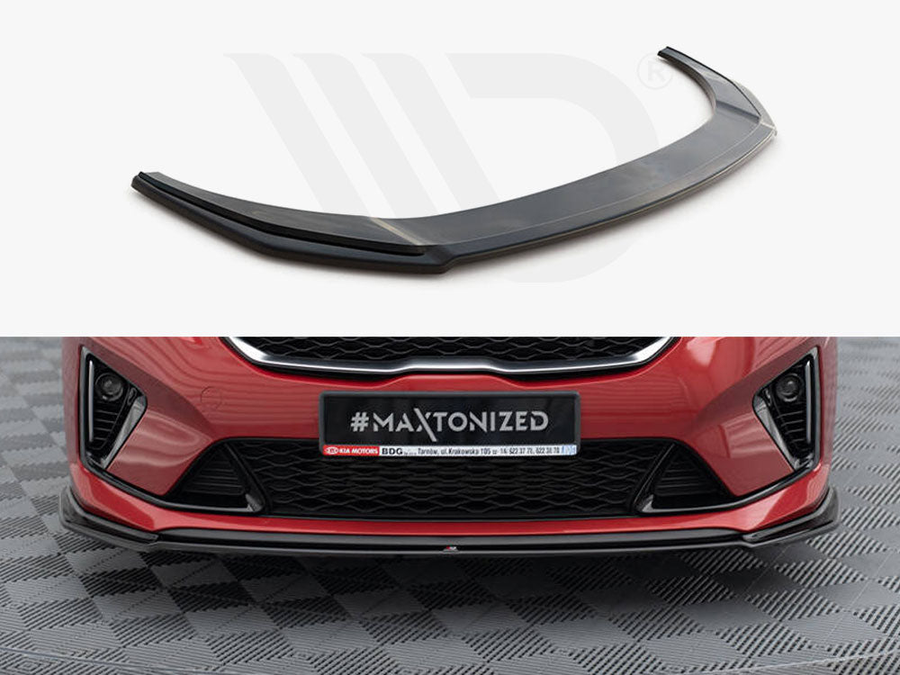 Maxton Design - FRONT SPLITTER V.2 KIA CEED GT / GT-LINE MK3 / PROCEED MK1
