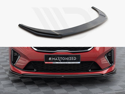 Maxton Design - FRONT SPLITTER V.2 KIA CEED GT / GT-LINE MK3 / PROCEED MK1