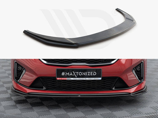 Maxton Design - FRONT SPLITTER V.2 KIA CEED GT / GT-LINE MK3 / PROCEED MK1
