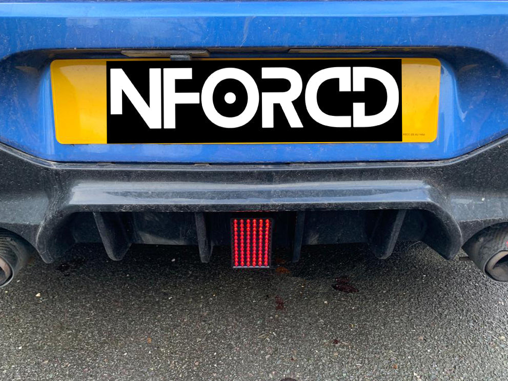 BMW 1 Series M140i & M135i LCI F20/F21 Rear Diffuser + F1-Style Triangular LED Centre Brake/Fog Rain Light | Rear Bumper Valance/Splitter Insert | Flashing or Solid | Complete Aftermarket Kit (2015-2019)