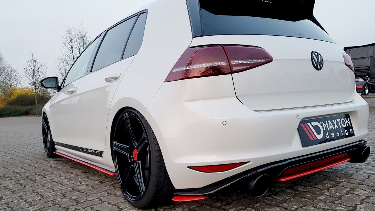 Maxton Design - Rear Side Splitters VW GOLF MK7 GTI Clubsport (2016-2017)