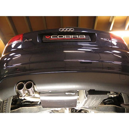 Cobra Exhausts - Audi A3 (8P) 2.0 TFSI Quattro (3 Door) Turbo Back Performance Exhaust