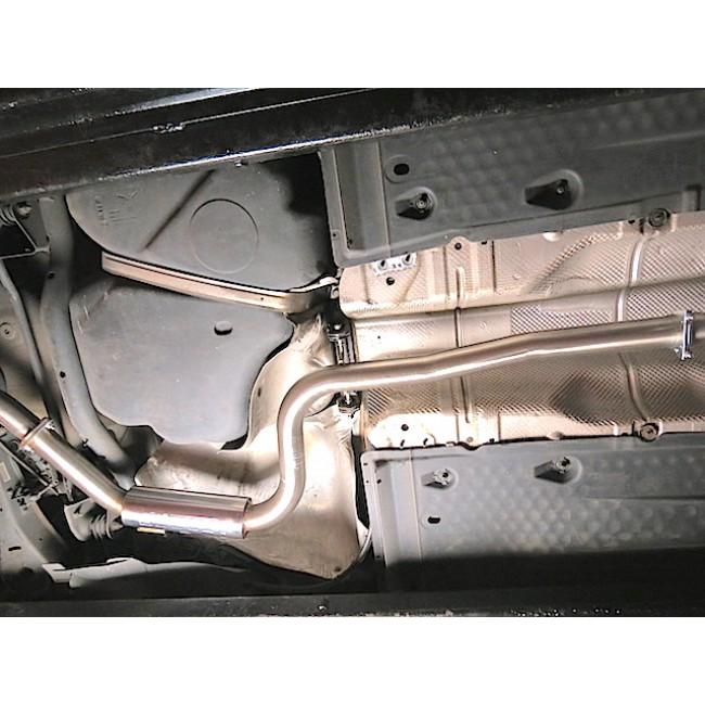 Cobra Exhausts - Audi A3 (8P) 2.0 TDI 2WD (2008-12) (5 Door) Single Tip Cat Back Performance Exhaust