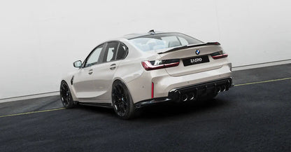 BMW M3 G80 G81 EVO-S Gloss Black Side Skirts by ZAERO (2021+)