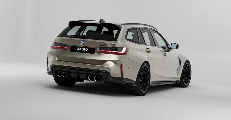 BMW M3 G80 G81 EVO-S Gloss Black Side Skirts by ZAERO (2021+)