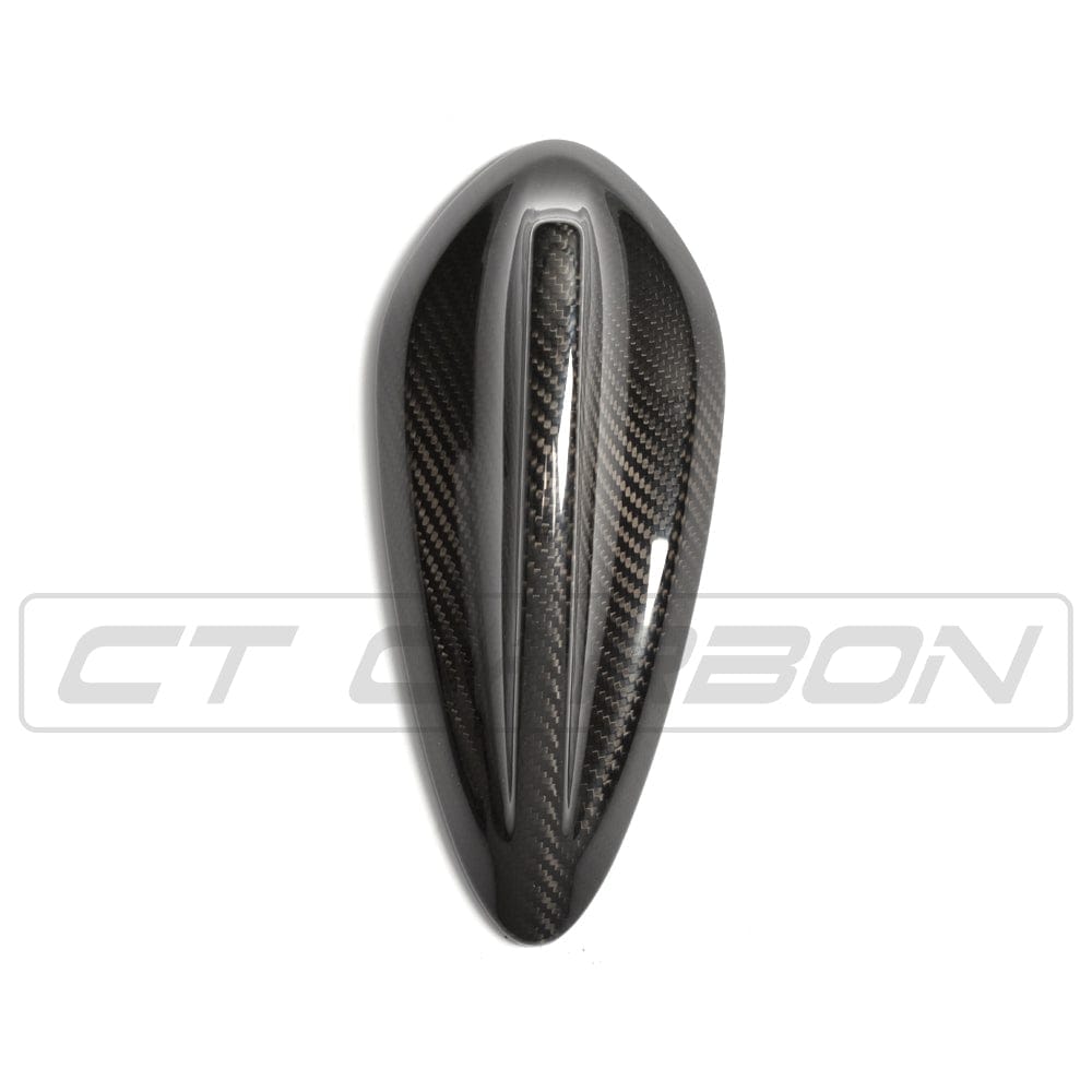 CT Carbon Dry Carbon Fibre Shark Fin Roof Aerial/Antenna Cover Cap for BMW F-Series Fxx – F87 M2/M2C, F80 M3, F82/F83 M4, F22 2 Series, F30/F31 3 Series, F32 4 Series – Pre-Preg Overlay, M Performance Style