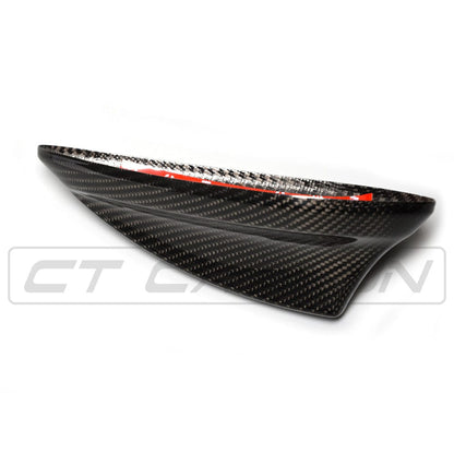 CT Carbon Dry Carbon Fibre Shark Fin Roof Aerial/Antenna Cover Cap for BMW F-Series Fxx – F87 M2/M2C, F80 M3, F82/F83 M4, F22 2 Series, F30/F31 3 Series, F32 4 Series – Pre-Preg Overlay, M Performance Style
