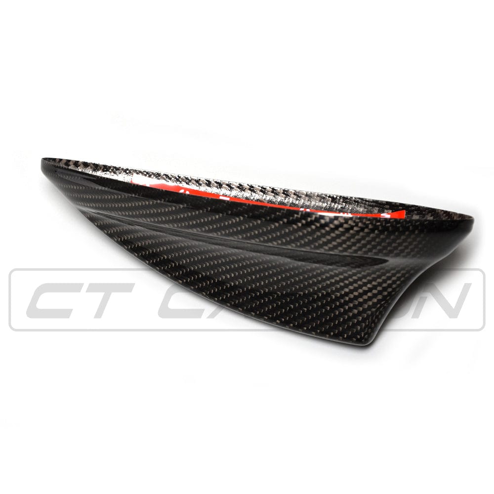 BMW F-Series Real Carbon Fibre Shark Fin Antenna/Aerial Cover Cap Overlay - Fits F87 M2/M2 Competition, F80 M3, F82/F83 M4, F22 2 Series, F30/F31 3 Series, F32 4 Series - Roof Antenna Fin Trim by CT Carbon