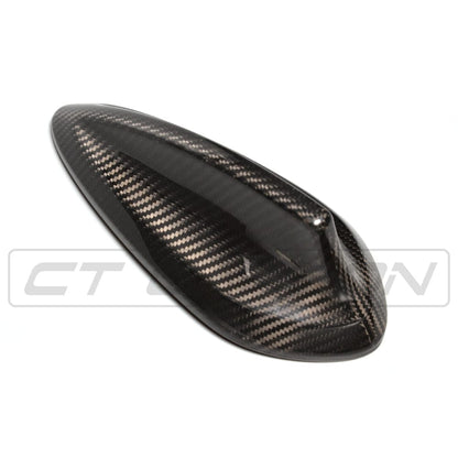 BMW F-Series Real Carbon Fibre Shark Fin Antenna/Aerial Cover Cap Overlay - Fits F87 M2/M2 Competition, F80 M3, F82/F83 M4, F22 2 Series, F30/F31 3 Series, F32 4 Series - Roof Antenna Fin Trim by CT Carbon