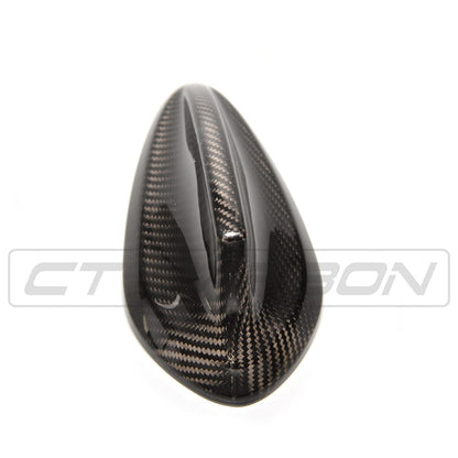 CT Carbon Dry Carbon Fibre Shark Fin Roof Aerial/Antenna Cover Cap for BMW F-Series Fxx – F87 M2/M2C, F80 M3, F82/F83 M4, F22 2 Series, F30/F31 3 Series, F32 4 Series – Pre-Preg Overlay, M Performance Style