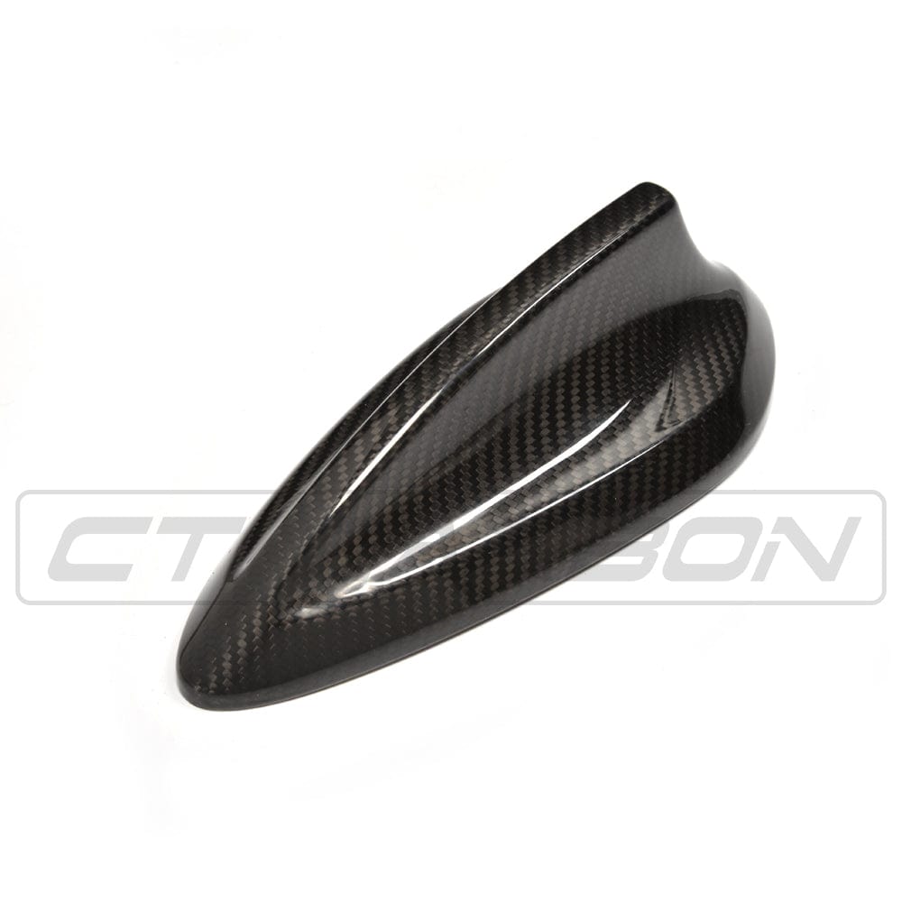 CT Carbon Dry Carbon Fibre Shark Fin Roof Aerial/Antenna Cover Cap for BMW F-Series Fxx – F87 M2/M2C, F80 M3, F82/F83 M4, F22 2 Series, F30/F31 3 Series, F32 4 Series – Pre-Preg Overlay, M Performance Style