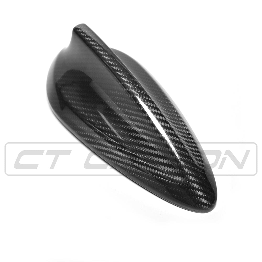 CT Carbon Dry Carbon Fibre Shark Fin Roof Aerial/Antenna Cover Cap for BMW F-Series Fxx – F87 M2/M2C, F80 M3, F82/F83 M4, F22 2 Series, F30/F31 3 Series, F32 4 Series – Pre-Preg Overlay, M Performance Style