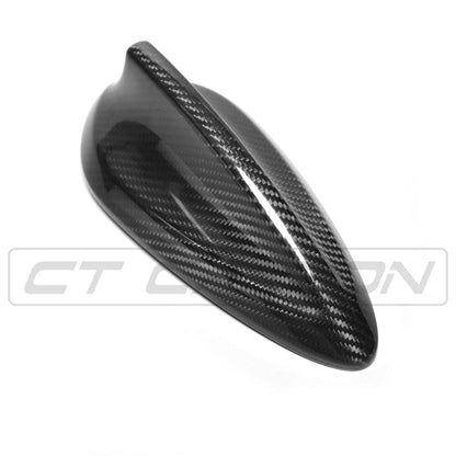CT Carbon Dry Carbon Fibre Shark Fin Roof Aerial/Antenna Cover Cap for BMW F-Series Fxx – F87 M2/M2C, F80 M3, F82/F83 M4, F22 2 Series, F30/F31 3 Series, F32 4 Series – Pre-Preg Overlay, M Performance Style