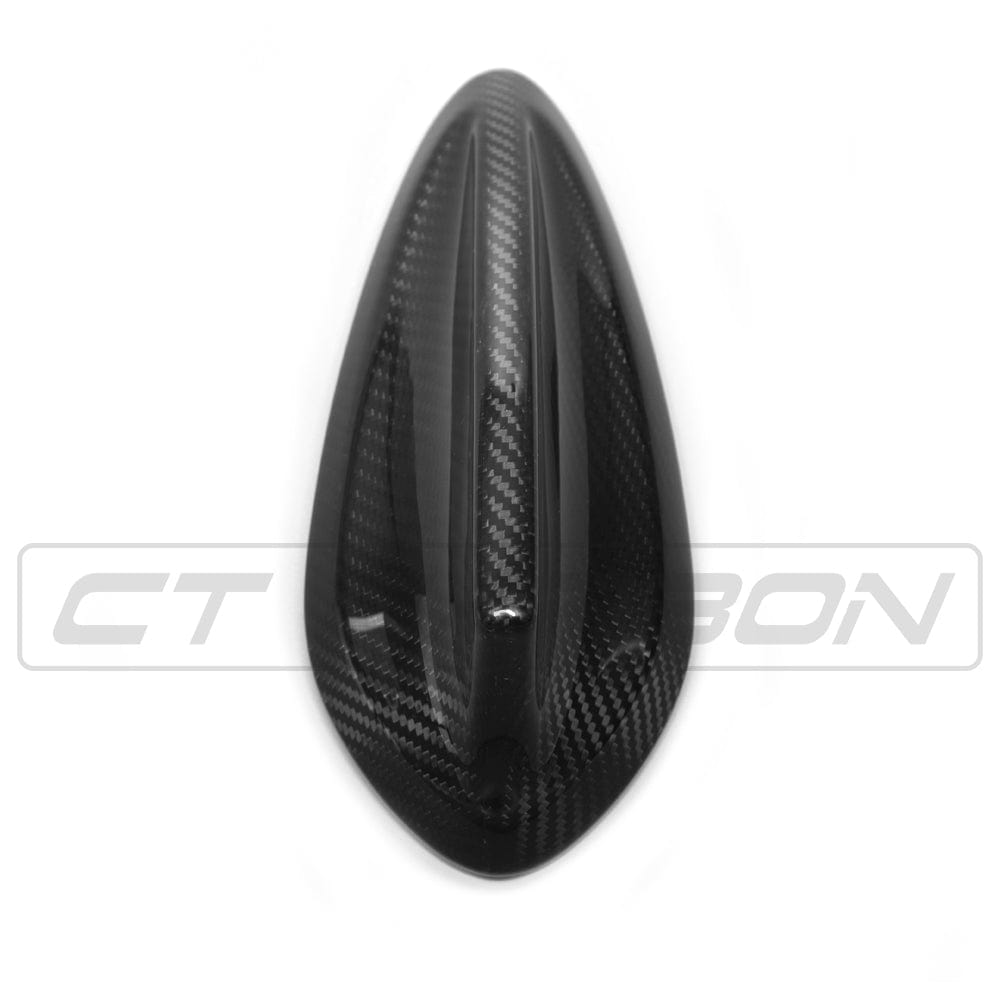 CT Carbon Dry Carbon Fibre Shark Fin Roof Aerial/Antenna Cover Cap for BMW F-Series Fxx – F87 M2/M2C, F80 M3, F82/F83 M4, F22 2 Series, F30/F31 3 Series, F32 4 Series – Pre-Preg Overlay, M Performance Style