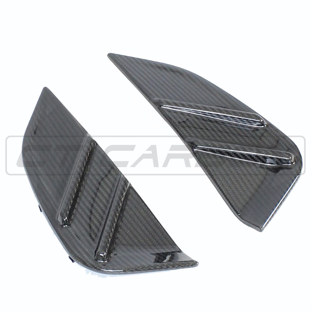 BMW M3 G80/G81 2021+ Gloss Carbon Fibre (Carbon Fiber) Wing Vent Surrounds – Side Fender Gills, Arch Vent Covers, Air Breather Garnish – Prepreg Dry Carbon Replacement Trim (Saloon/Touring) by CT Carbon