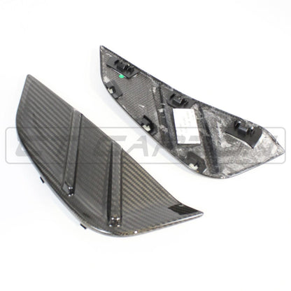 BMW M3 G80/G81 2021+ Gloss Carbon Fibre (Carbon Fiber) Wing Vent Surrounds – Side Fender Gills, Arch Vent Covers, Air Breather Garnish – Prepreg Dry Carbon Replacement Trim (Saloon/Touring) by CT Carbon