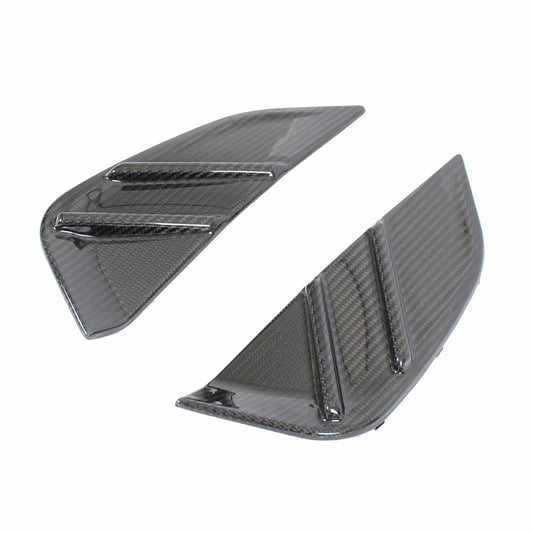BMW M3 G80/G81 2021+ Gloss Carbon Fibre (Carbon Fiber) Wing Vent Surrounds – Side Fender Gills, Arch Vent Covers, Air Breather Garnish – Prepreg Dry Carbon Replacement Trim (Saloon/Touring) by CT Carbon