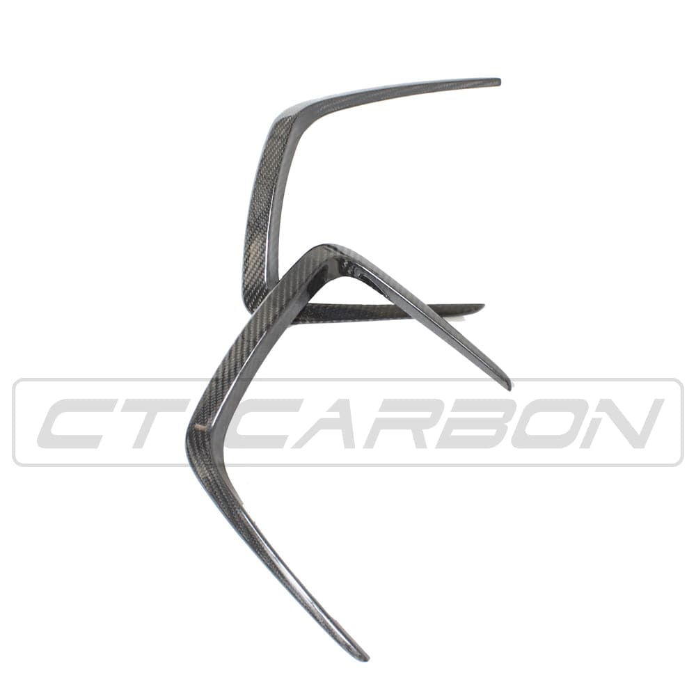 BMW M3/M4 G80 G81 G82 G83 Carbon Fibre/Fiber Bonnet Hood Overlay Trim Covers | Pre-Preg Stick-On Garnish Accents | 2021+ CT Carbon