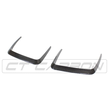 BMW M3/M4 G80 G81 G82 G83 Carbon Fibre/Fiber Bonnet Hood Overlay Trim Covers | Pre-Preg Stick-On Garnish Accents | 2021+ CT Carbon