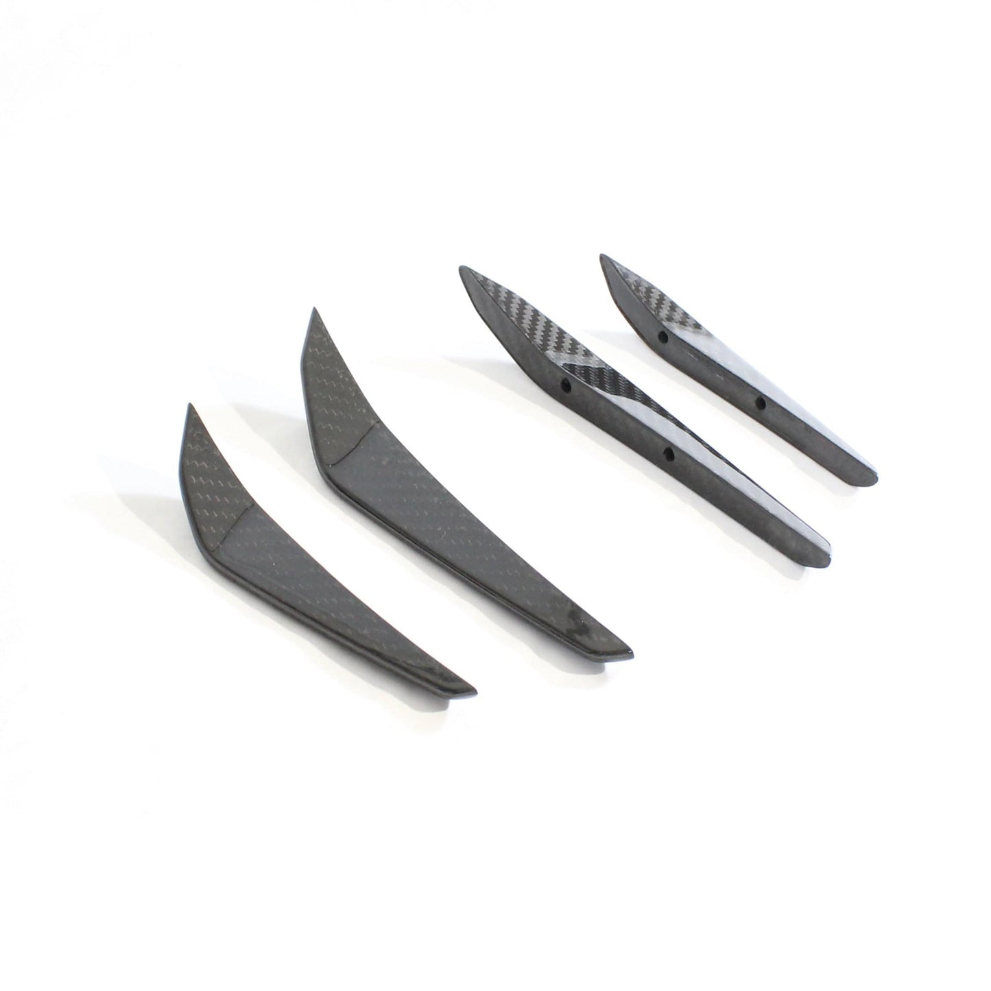 CT Carbon Pre-Preg Carbon Fiber Front Bumper Canards/Dive Planes for BMW M3 M4 G80 G81 G82 G83 (2021+) - Aero Fins Winglets Air Deflectors - G8X M Performance Style Sedan Touring Coupe Convertible
